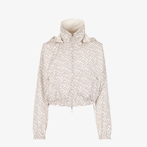Fendi x Skims SOLD OUT CROPPED WINDBREAKER Color CONNECTICUT size L - Picture 1 of 8